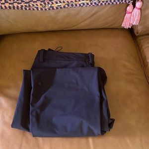 Black Lululemon Pant with drawstring cuff, 32x32, ABC type material